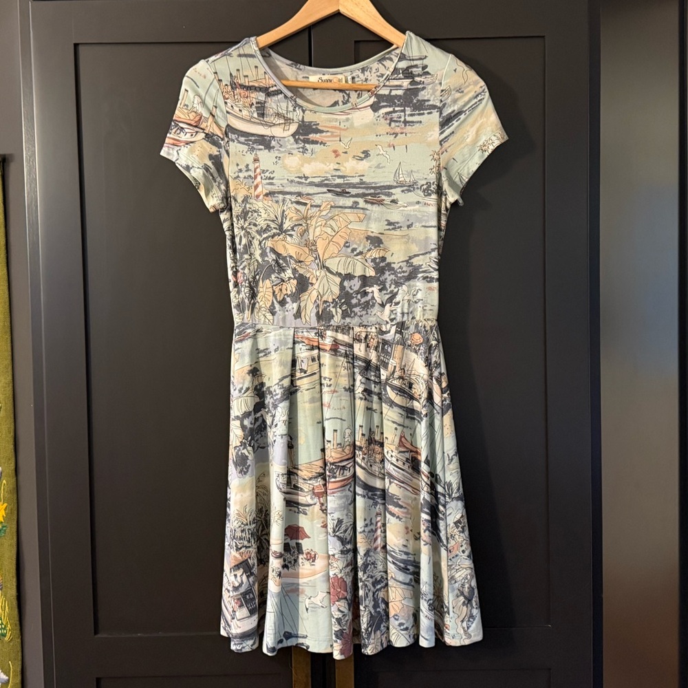 ModCloth Sunny Girl 2000s Island Sydney Marina Dress